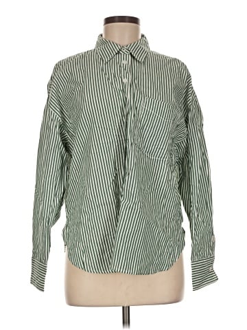 Maeve Long Sleeve Button-Down Shirt (view 1)