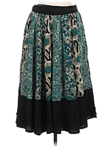 Topshop Silk Skirt (view 1)