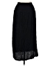 B. Split Solid Black Casual Skirt Size M - photo 1