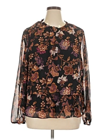 Nine West Long Sleeve Blouse (view 1)