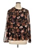 Nine West Black Long Sleeve Blouse Size XL - photo 1