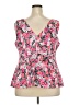 Torrid Pink Sleeveless Blouse Size 2X Plus (2) - photo 2