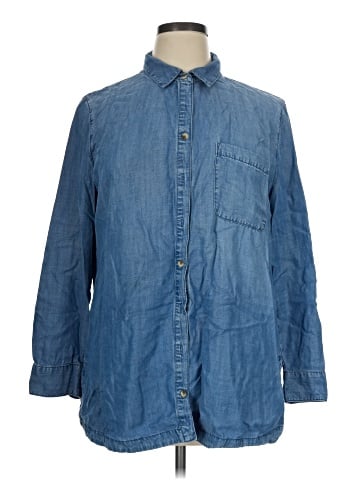 Chico's Long Sleeve Button-Down Shirt (view 1)