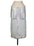 Le Lis Metallic Silver Formal Skirt Size M - photo 2