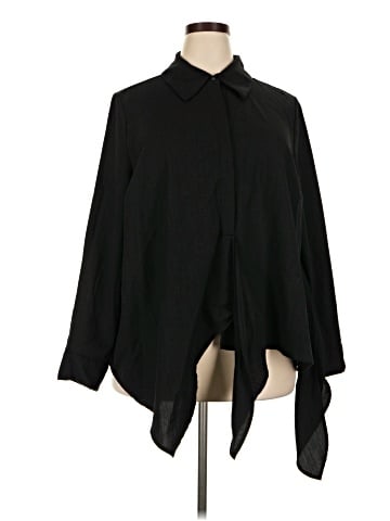 ELOQUII Long Sleeve Blouse (view 1)