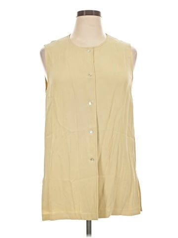 Neiman Marcus Sleeveless Silk Top (view 1)