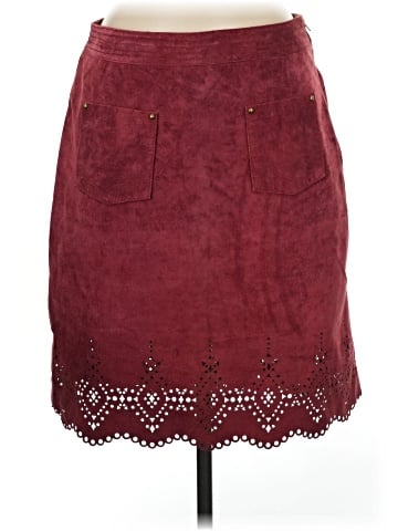 Maeve Leather Skirt (view 1)