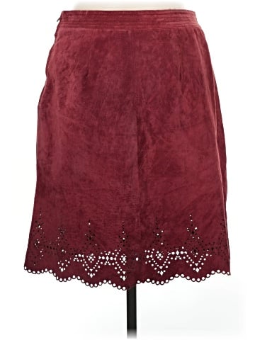 Maeve Leather Skirt (view 2)