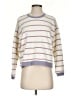 Madewell 100% Cotton Stripes White Pullover Sweater Size S - photo 1
