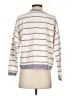 Madewell 100% Cotton Stripes White Pullover Sweater Size S - photo 2