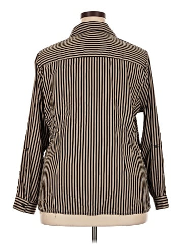 NY Collection Long Sleeve Blouse (view 2)