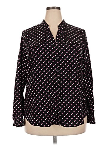 NY Collection Long Sleeve Blouse (view 1)