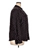 NY Collection Hearts Black Long Sleeve Blouse Size 2X - photo 4