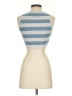 Zara Stripes Ivory Blue Tank Top Size S - photo 2