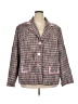 George 100% Polyester Tweed Gray Blazer Size 26W/28W - photo 1