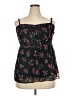 Torrid 100% Polyester Black Sleeveless Blouse Size 2X Plus (2) - photo 1