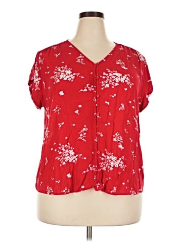 Liz Claiborne Short Sleeve Blouse (view 1)