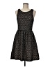 Everly Argyle Black Casual Dress Size M - photo 1