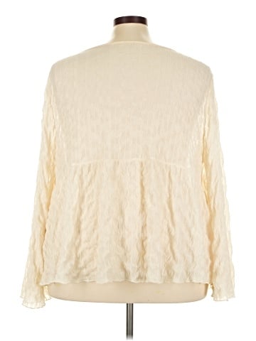 Shein Curve Long Sleeve Blouse (view 2)