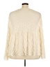 Shein Curve Ivory Long Sleeve Blouse Size 24 Plus (6) - photo 2