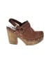 Kork-Ease 100% Leather Brown Mule/Clog Size 7 - photo 1