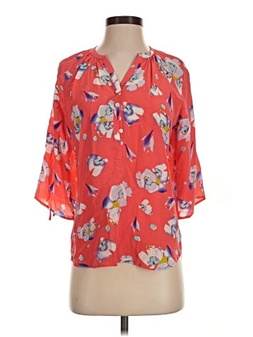 Yumi Kim 3/4 Sleeve Silk Top (view 1)