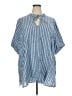 Torrid Blue Short Sleeve Blouse Size 3X (3) - photo 1