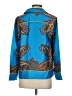 J.Crew 100% Polyester Paisley Blue 3/4 Sleeve Blouse Size XS - photo 2