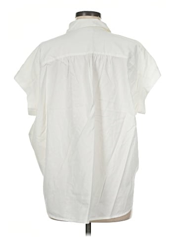 Madewell Central Shirt in Pure White (view 2)