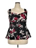 Torrid 100% Polyester Black Sleeveless Blouse Size 2X Plus (2) - photo 1
