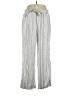 Jolt Stripes Silver Linen Pants Size XL - photo 1