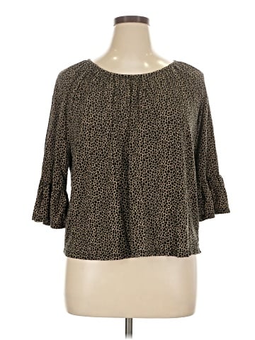 MICHAEL Michael Kors 3/4 Sleeve Blouse (view 1)