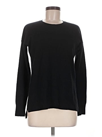Aqua Cashmere Pullover Sweater (view 1)
