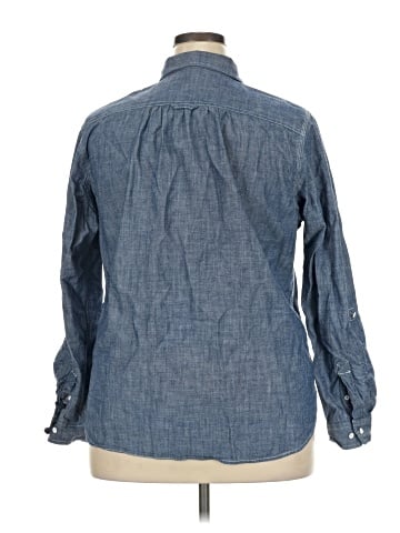 Duluth Trading Co. Long Sleeve Button-Down Shirt (view 2)