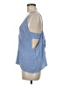 Lulus 100% Rayon Blue Tank Top Size M - photo 5