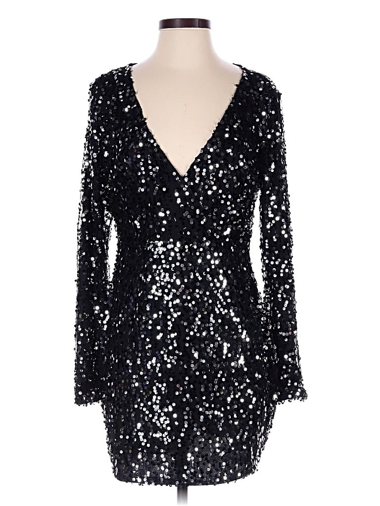 Pre-owned Boohoo Cocktail Dress In Black