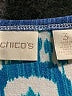 Chico's Blue Short Sleeve Blouse Size XL (3) - photo 7