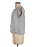 Quince 100% Linen Gray Short Sleeve Top Size XS - photo 5