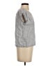 Quince 100% Linen Gray Short Sleeve Top Size XS - photo 4