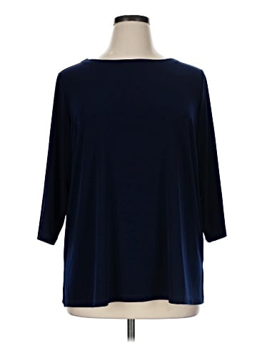 Susan Graver 3/4 Sleeve Top (view 1)