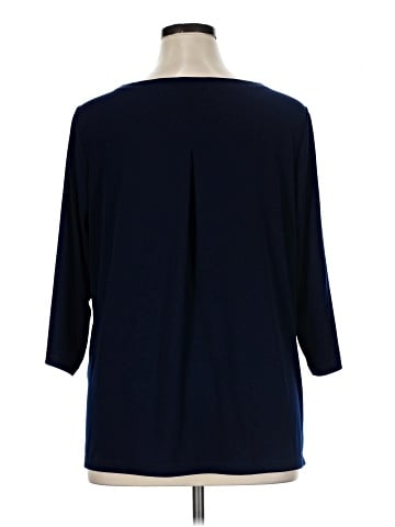 Susan Graver 3/4 Sleeve Top (view 2)