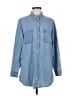Levi's 100% Cotton Blue Long Sleeve Button-Down Shirt Size M - photo 1