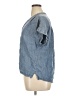 Splendid 100% Lyocell Blue Short Sleeve Blouse Size XL - photo 5