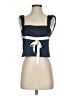 Edikted Blue Sleeveless Blouse Size XS - photo 1
