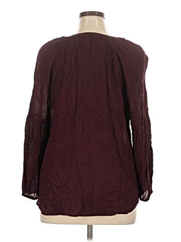 Ann Taylor LOFT Long Sleeve Blouse (view 2)