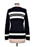 Christopher & Banks Stripes Blue Pullover Sweater Size M - photo 2