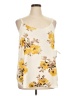 Bar III 100% Polyester Yellow Sleeveless Blouse Size 1X - photo 1