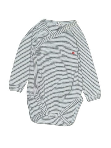 Petit Bateau Long Sleeve Onesie (view 1)