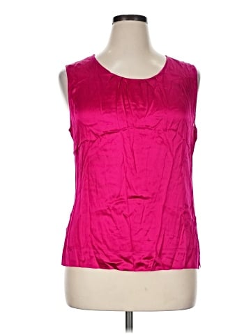 Halogen Sleeveless Silk Top (view 1)
