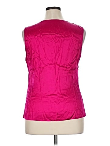 Halogen Sleeveless Silk Top (view 2)